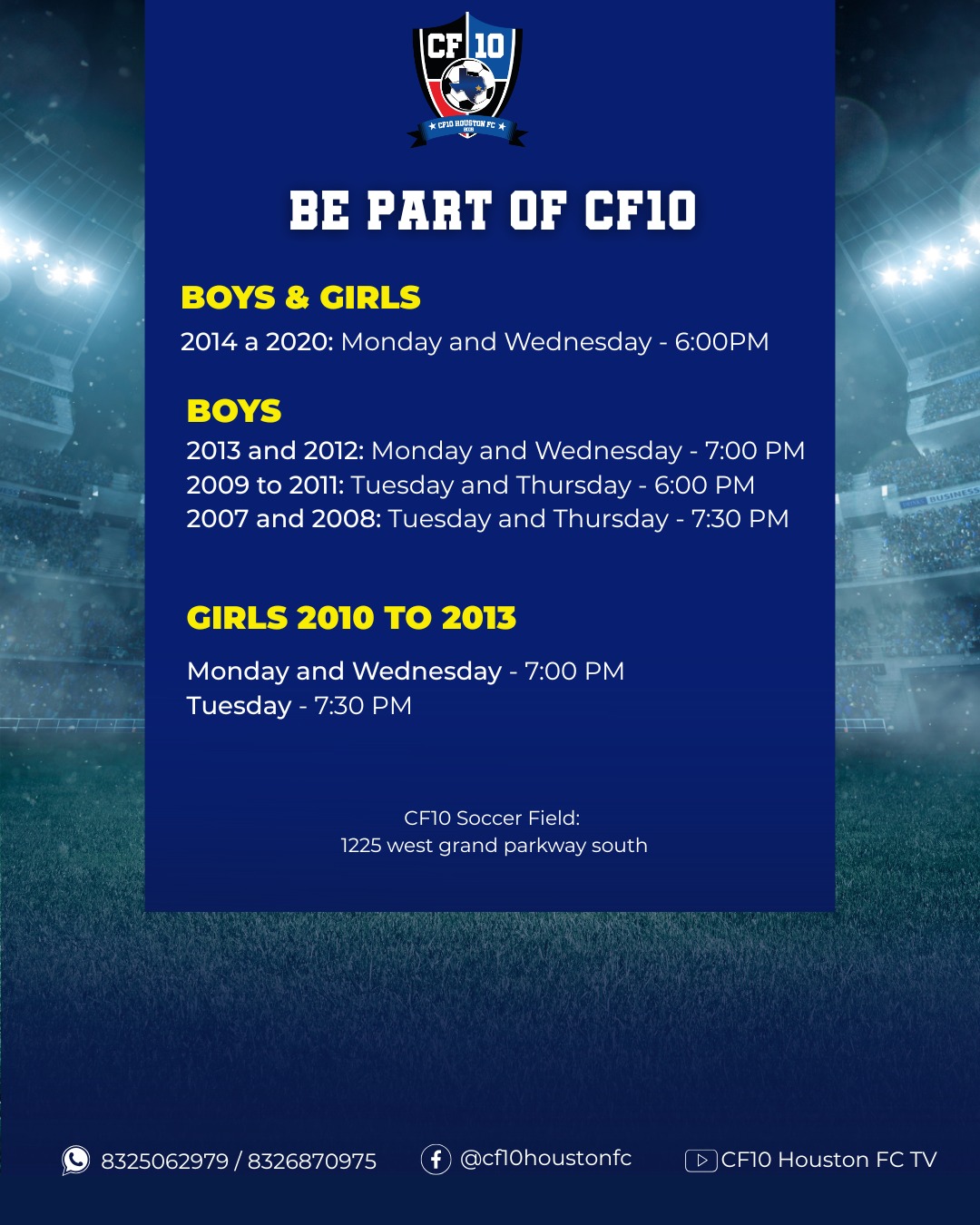 Open Tryouts 2026 F2